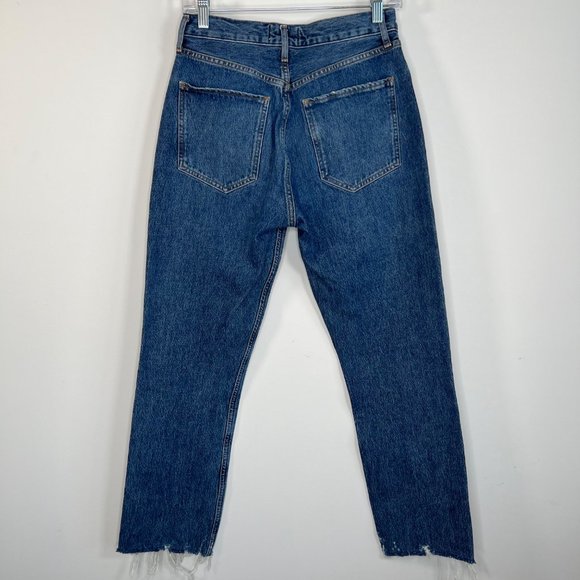 AGOLDE Riley High Rise Straight Crop Jeans in Veto Size 26 - Picture 4 of 14